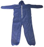 26W825 Hooded Polypropylene, Blue, XL, PK 25