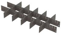 26X215 Drawer Divider Set, SS, For 26X198, 7 Pc