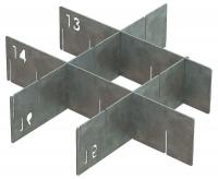 26X219 Drawer Divider Set, SS, For 26X203, 8 Pc