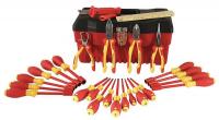26X238 Insulated Electrician Tool Set, 25 Pc