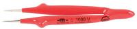 26X271 Insulated Tweezers, Straight Fine, 5 In