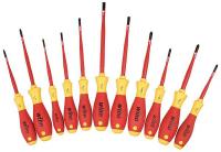 26X281 Screwdriver Set, Insulated Slimline, 11 Pc