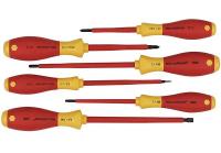 26X287 Screwdriver Set, Insulated, SL, PH, SQ, 6 Pc
