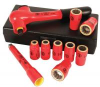 26X321 Insulated Socket Set, 3/8 In Dr, 10 Pc