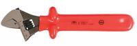 26X325 Insulated Adjustable Wrench, 10 in., Red