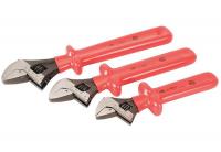 26X328 Insulated Adj Wrench Set, 8, 10, 12 in.