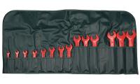 26X338 Ins Open End Wrench Set, 5/16-1-1/8, 14 Pc