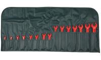 26X339 Insd Open End Wrench Set, 6-24mm, 15 Pc