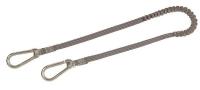 26X347 Tool Lanyard, 34 to 50 In. L, Nylon, Gray