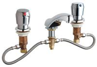 26Y187 Metering Faucet, Spout Length 5 In