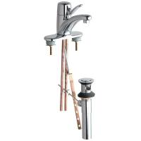 26Y214 Lavatory Faucet, Spout Length 4-3/4 In