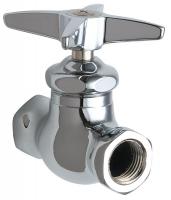 26Y299 Multi-Turn Stop, Straight, 1/2 Inx1/2 In