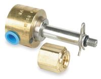 4A704 Solenoid Valve Less Coil, 1/4 In, Brass