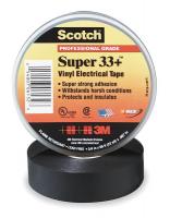 2A225 Electrical Tape, 3/4 x 66 ft, 7 mil, Black