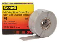 2A460 Self-Fusing Tape, 1 x 30 ft, 12 mil, Gray