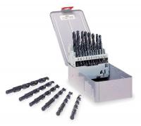 2A739 Jobber Drill Set, 3/8 Shank, 29 PC, HSS