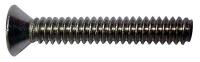 2AA80 Mach Scr, Flat, SS, 6-32x1/4 L, Pk100