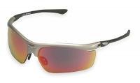 2AAA9 Safety Glasses, Red Mirror, Scrtch-Rsstnt