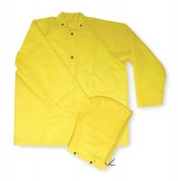 6AC45 Rain Jacket/Detach Hood, Yellow, 2XL