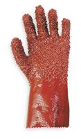 2AET6 Chemical Resistant Glove, PVC, 14&quot; L, PR