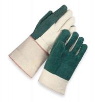 2AF24 Heat Resistant Gloves, Green, L, Cotton, PR