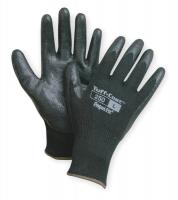 2AFC5 Coated Gloves, L, Black, PR