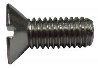 2AV16 Mach Scr, Flat, SS, 12-24x1/2 L, Pk100