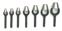 2AJK9 Arch Punch Set, 1/4 To 1 In, 7 Pc