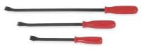 2AJL2 Plastic Handle Pry Bar Set, 3 Pc