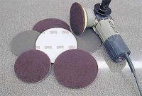 2AYC6 Hook/Loop Disc, No Hole, 5 in., UF, SC, PK40