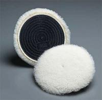 2AYN5 Wool Compnding Pad, 5.25In, PK10