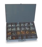 4FAC8 Hex Locknut Assortment, Flange, 1255Pcs