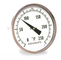 1NFX5 Bimetal Thermom, 2 In Dial, -20 to 120F