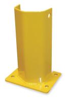 2CAX9 Pallet Rack Protector, 4-5/8Wx18H, Yellow