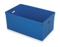 2CEV8 Nestable Tote, L 30 5/8, Blue, PK 3