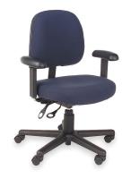 2CHX5 Task Chair, Blue, Fabric, Adjust Arms