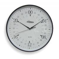2CJA1 Clock, Round, 24-Hr, 12in, Blk
