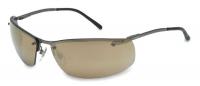 2CVE5 Safety Glasses, Gold Mirror, Scrtch-Rsstnt