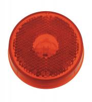 2CVU2 Marker Lamp, Reflector, 2-1/2 In, Red