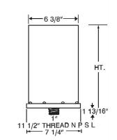 6V818 HID BAL Indoor Enclosed, HP Sodium, 1000W