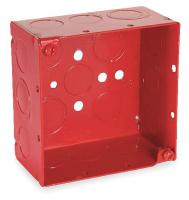 2DCR9 Electrical Box, Square, 30.3 Cu In, Red