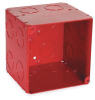 2DCT4 Electrical Box, 40.5 Cu In, Red, 2 Gang