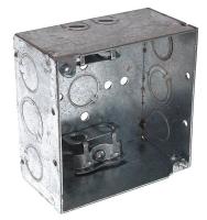 2DDD9 Square Box, 30.3 Cu In, Armored Clamp