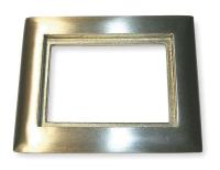 2DDX5 Carpet Flange, Rectangular, 1Gang, Brass