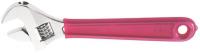 2DEZ4 Adjustable Wrench, 6-3/8 in, Chrome, Dipped