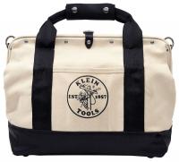 2DFL6 Tool Bag, Canvas with Leather Bottom, 20L