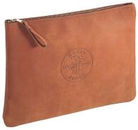 2DFR7 Contractors Zipper Portfolio, Leather