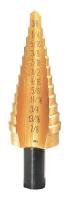 2DFW7 TiN Step-Drill Bit, 12 incre