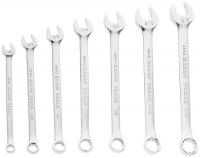 2DGC6 Combo Wrench Set, Chrome, 1/4-5/8 in., 7 Pc