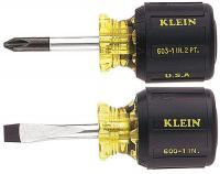 2DGE4 Scrwdrvr Set, 2-Pc. Cushn-Grip Stubby